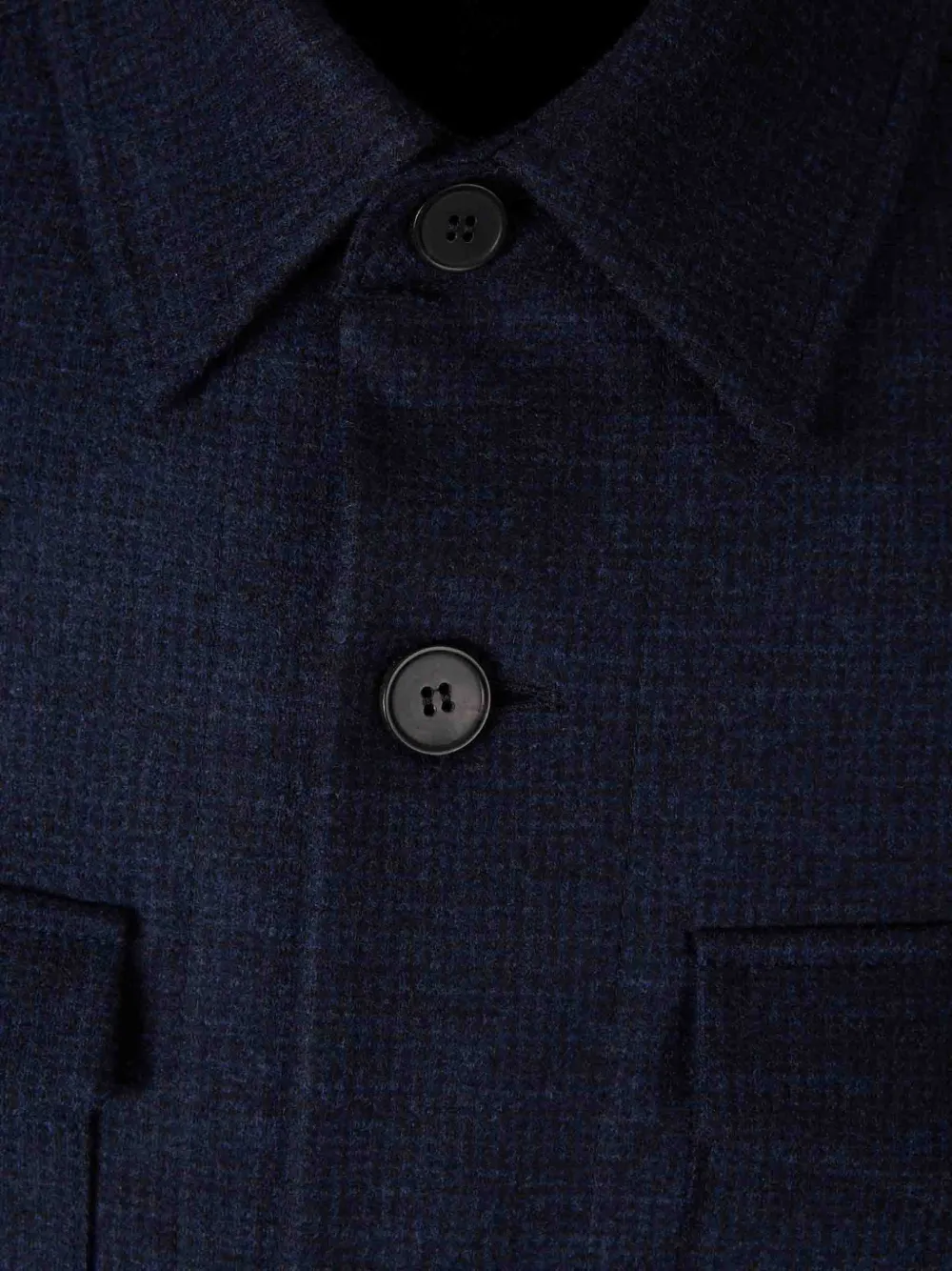 Harris Wharf London Shirtjack met borstzak Blauw