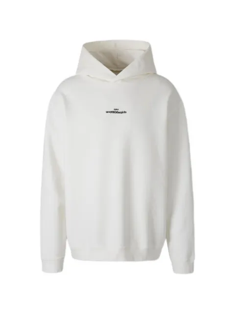 Maison Margiela logo-embroidered hoodie