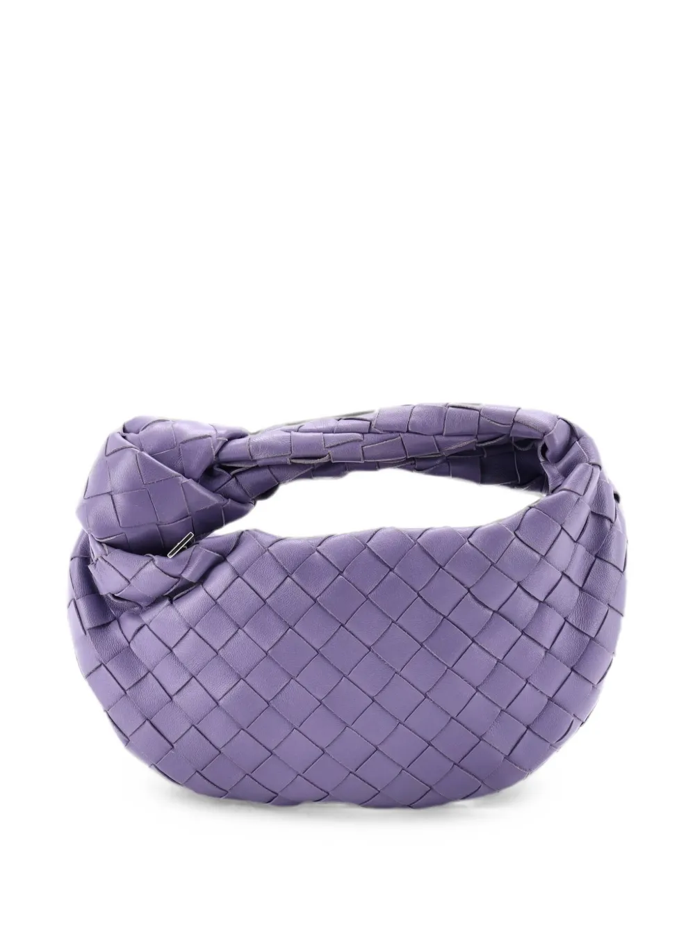Bottega Veneta Pre-Owned Mini BV Jodie Intrecciato Beuteltasche - Violett