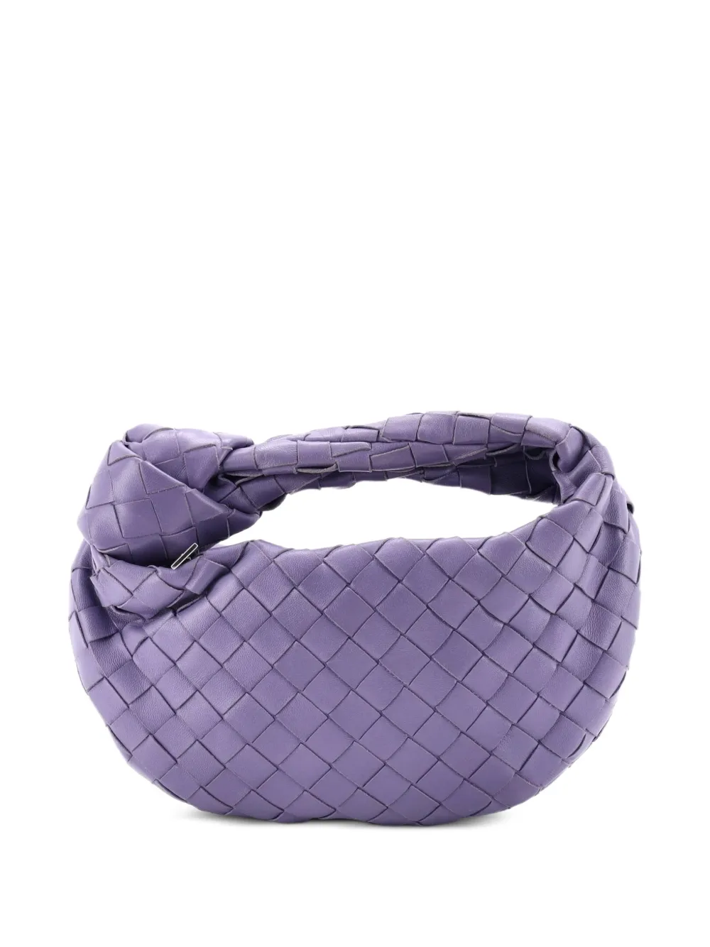 Bottega Veneta Pre-Owned Mini BV Jodie Intrecciato Beuteltasche - Violett
