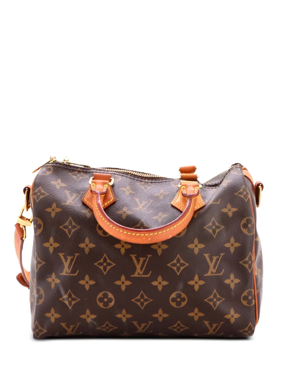 Louis Vuitton Pre-Owned Speedy Bandouliere Bag Monogram Canvas 25 satchel - Marrone