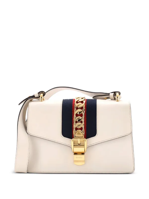 Gucci Pre-Owned シルヴィ レザー スモール ショルダーバッグ 