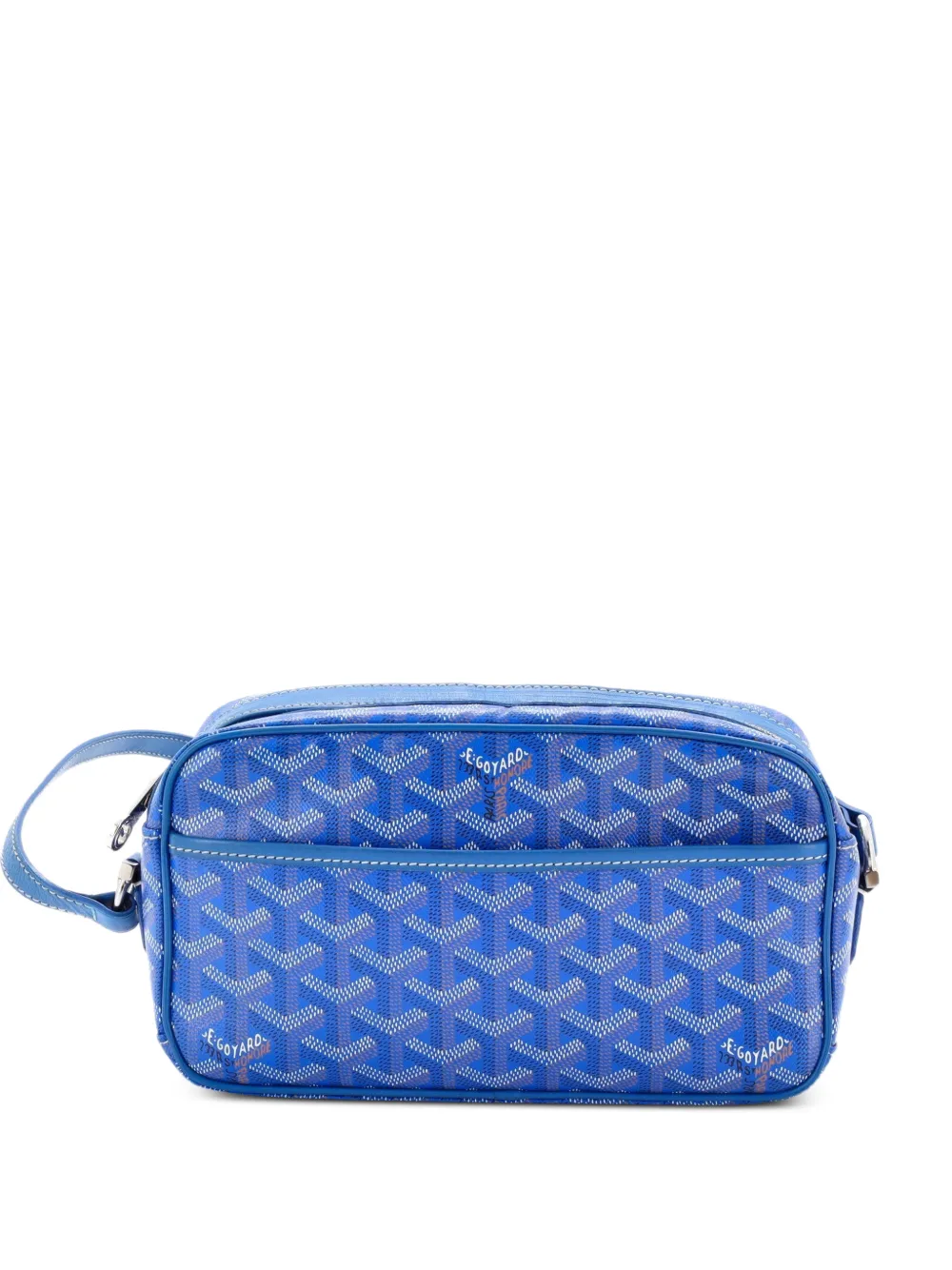 Goyard Pre-Owned Beschichtete Cap Vert Canvas-Umhängetasche - Blau