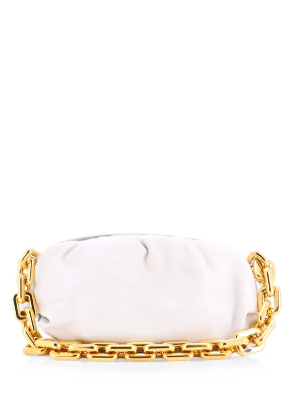 Bottega Veneta Pre-Owned The Chain Pouch Schultertasche aus Leder - Weiß
