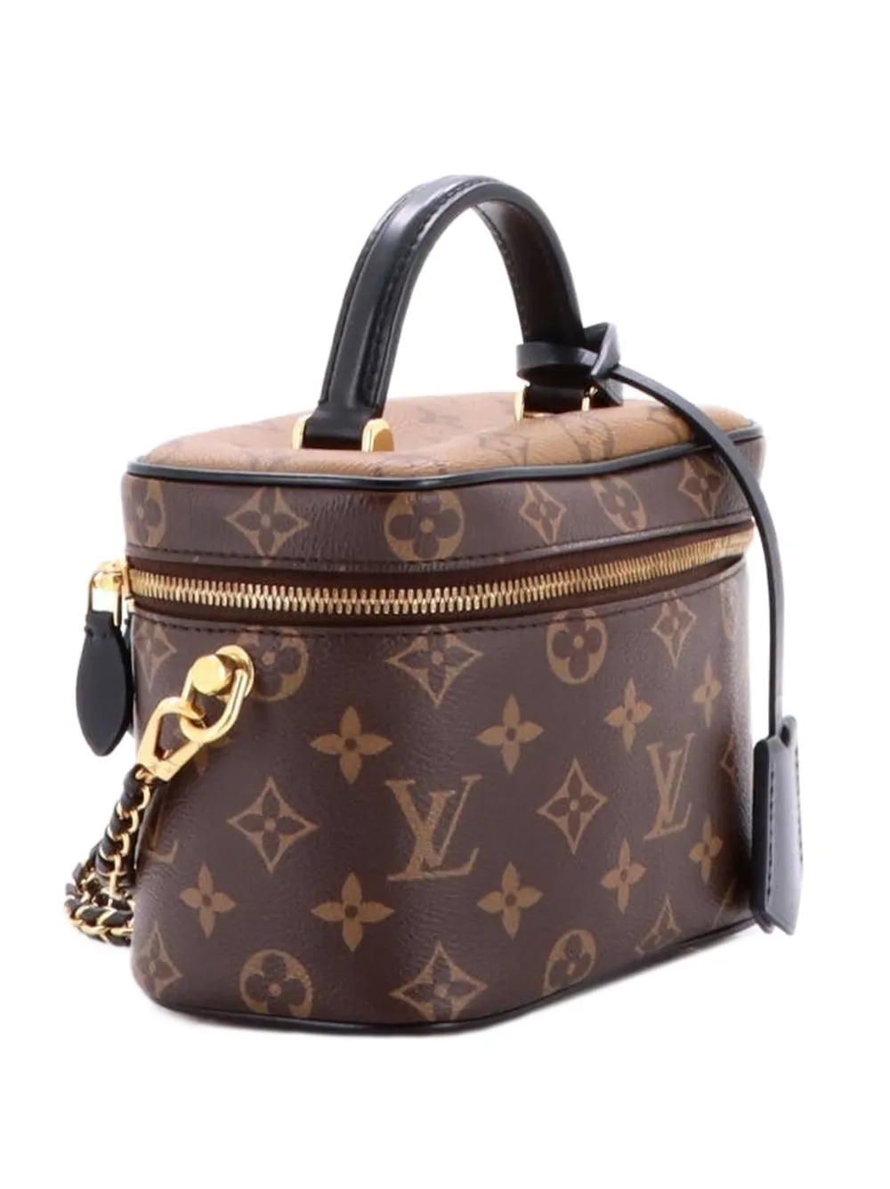 Louis Vuitton Pre-Owned Vanity Handbag Reverse Monogram Canvas PM satchel - Marrone