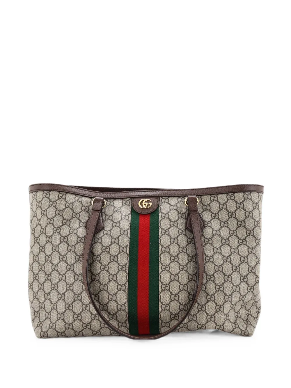 Gucci Pre-Owned Ophidia Shopping Jumbo GG Canvas-Tote Bag - Braun