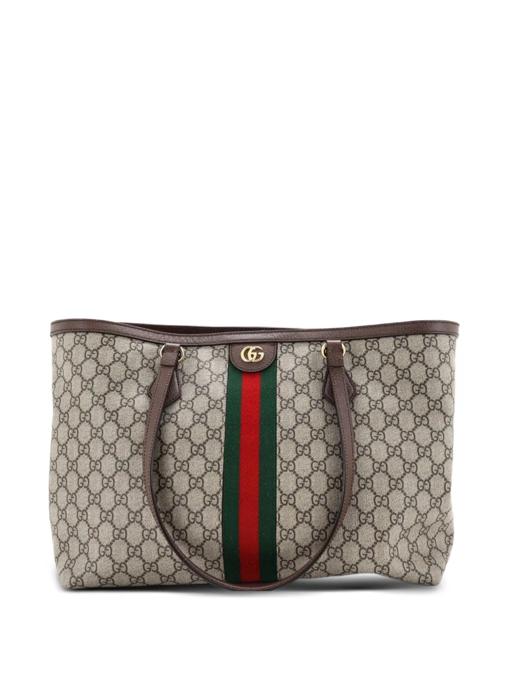 Gucci Pre-Owned Ophidia Shopping Jumbo GG Canvas-Tote Bag - Braun