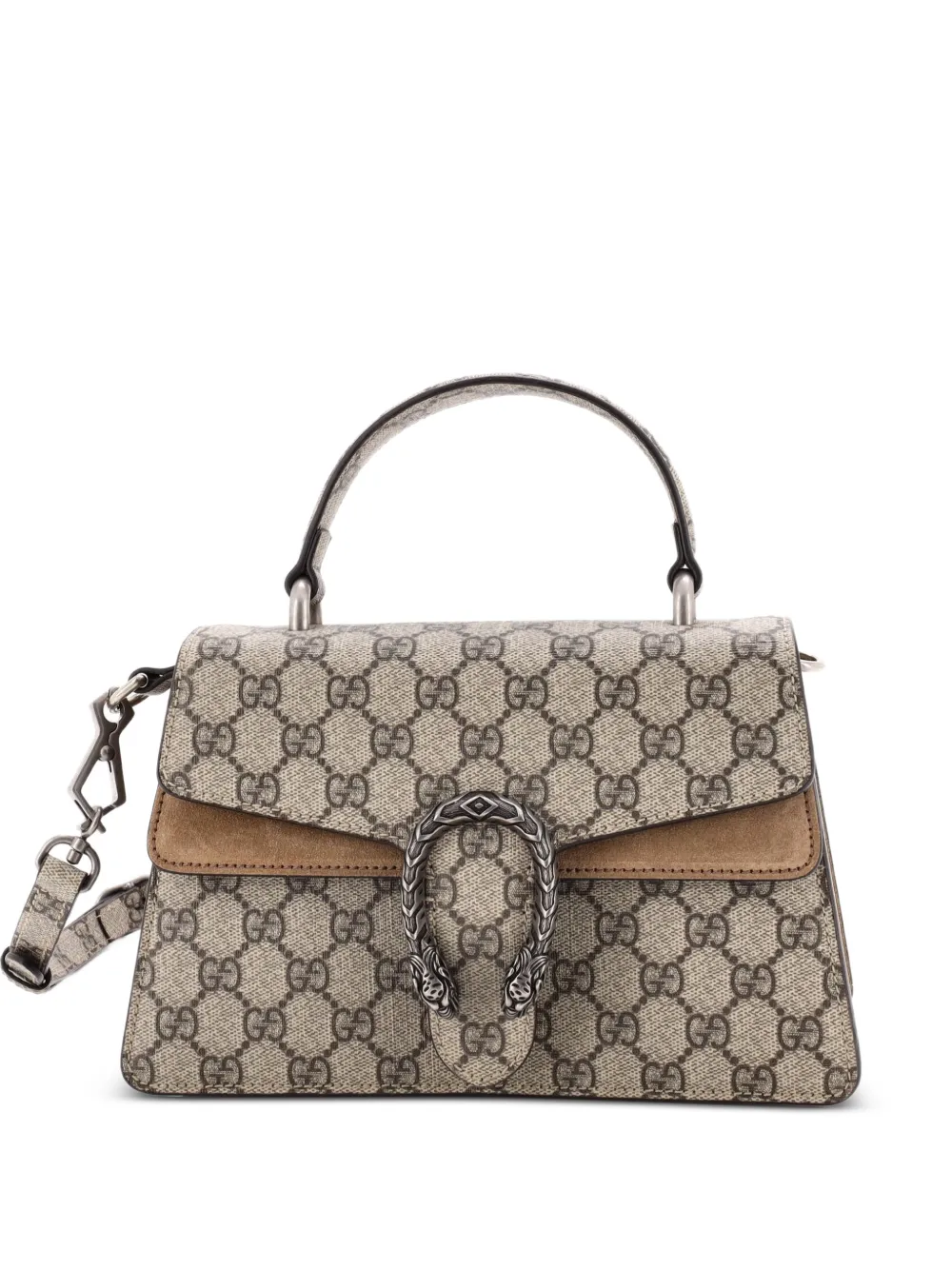 Gucci Pre-Owned Dionysus Convertible Top Handle Bag GG Coated Canvas Small satchel - Braun