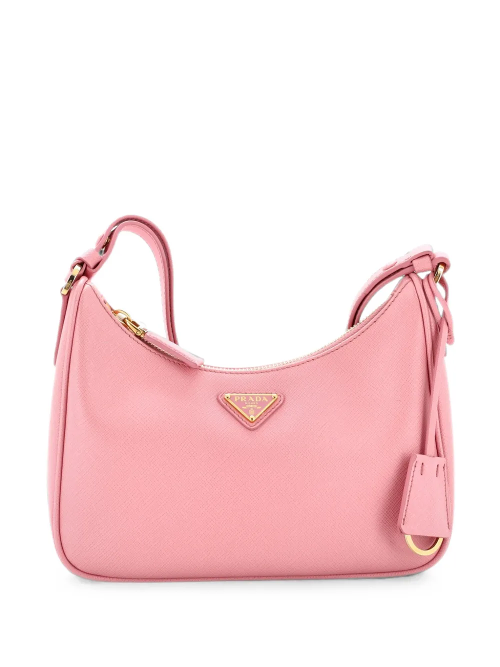 Prada Pre-Owned Re-Edition Hobo Saffiano Leather Mini shoulder bag - Rosa