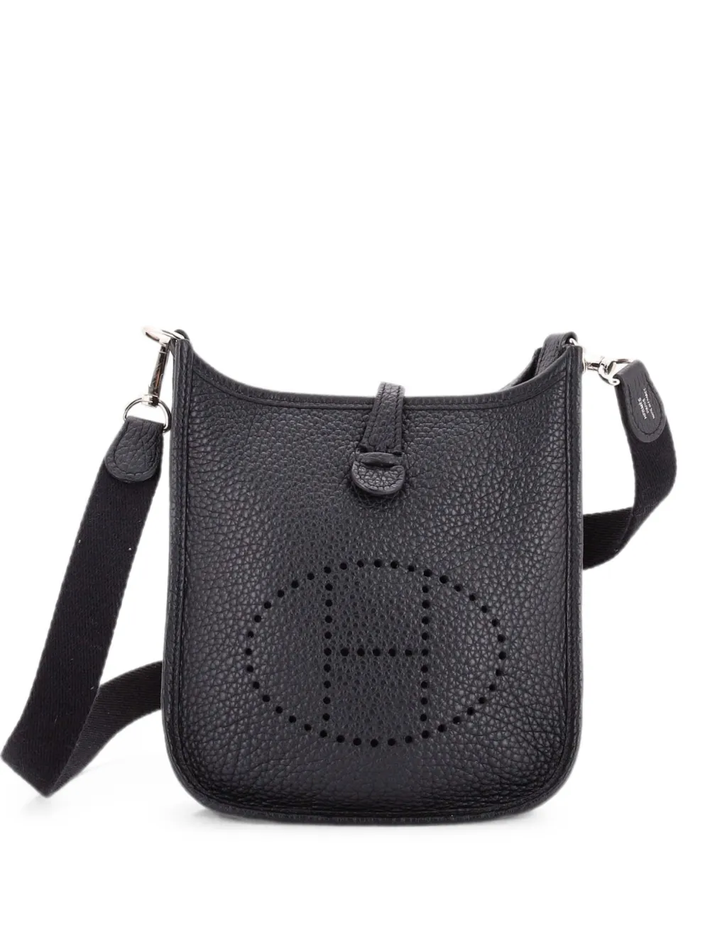 Hermès Pre-Owned Evelyne Bag Gen III Clemence TPM crossbody bag - Nero