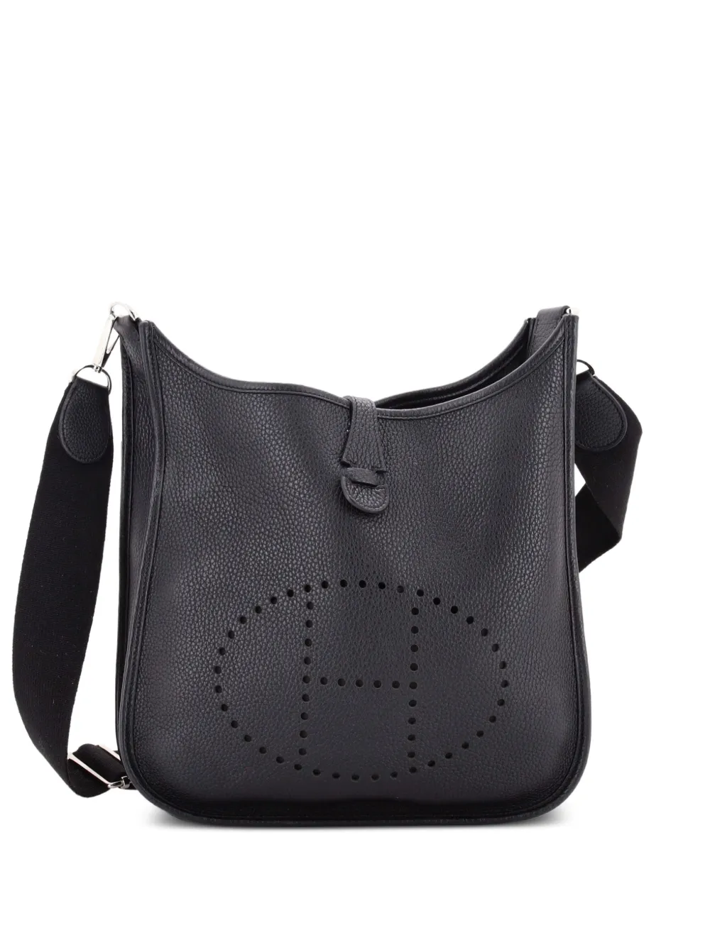 Hermès Pre-Owned Evelyne Bag Gen III Clemence PM crossbody bag - Nero