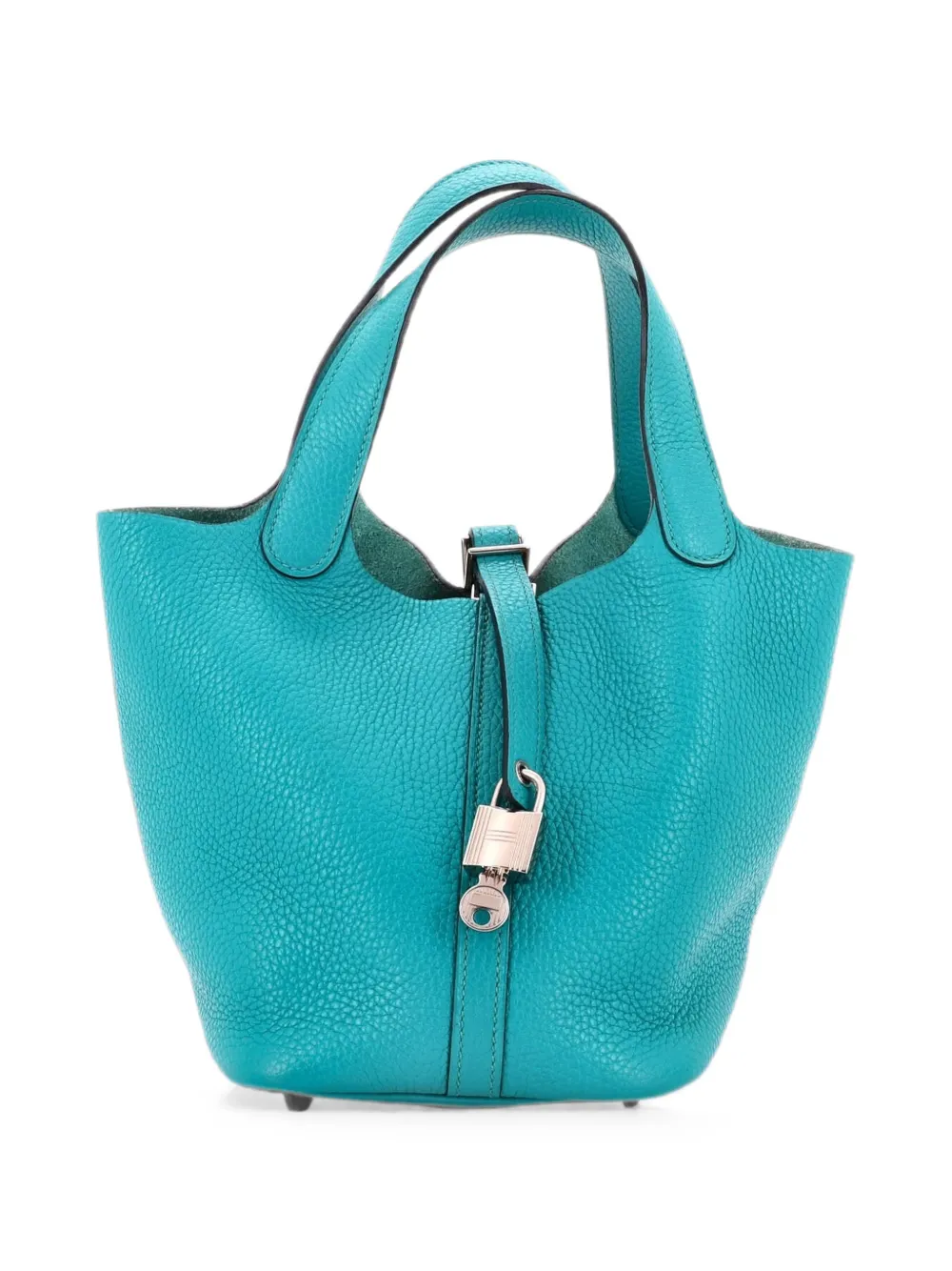 Hermès Pre-Owned Picotin Lock Bag Clemence PM bucket bag - Blau