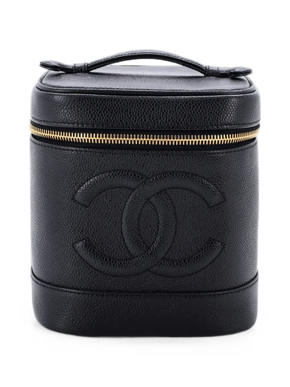 CHANEL Pre-Owned Timeless Cosmetic Case Caviar Tall pouch - Schwarz