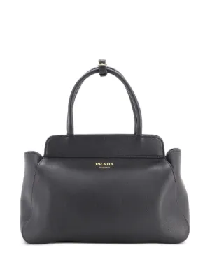 Prada Pre-Owned サフィアーノ レザー ハンドバッグ | ブラック