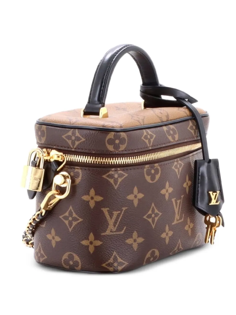 Louis Vuitton Pre-Owned Vanity Handbag Reverse Monogram Canvas PM satchel - Braun