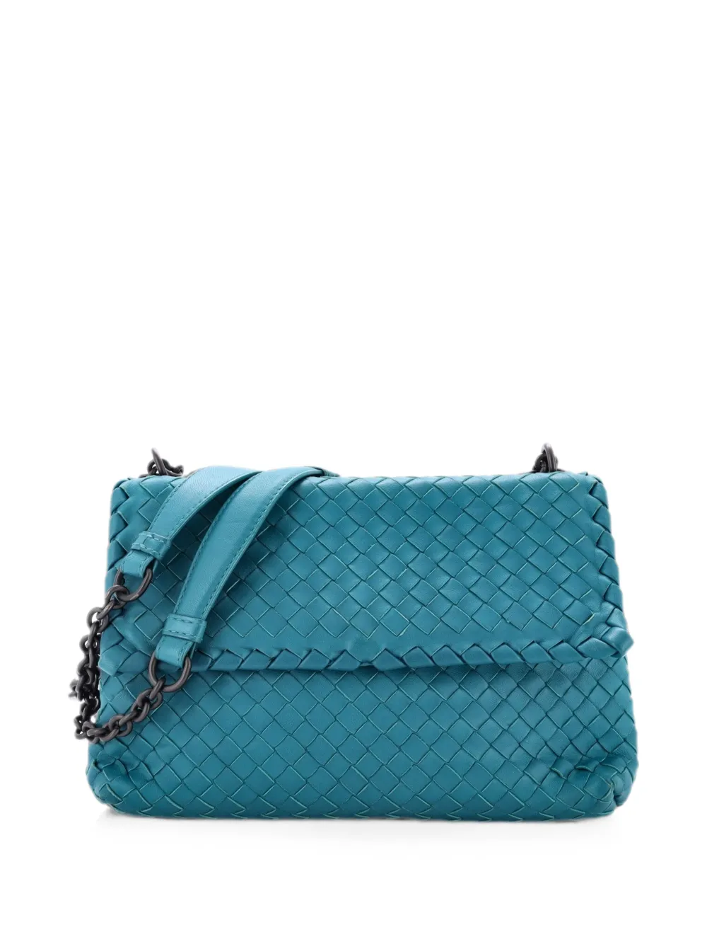 Bottega Veneta Pre-Owned Olimpia Intrecciato Nappa Small crossbody bag - Grün
