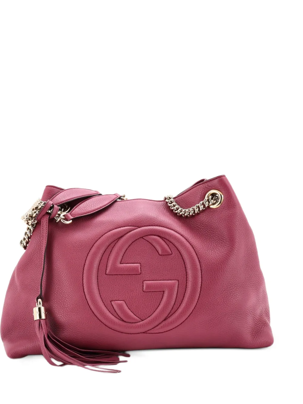Gucci Pre-Owned Soho Chain Strap Leather Medium shoulder bag - Viola