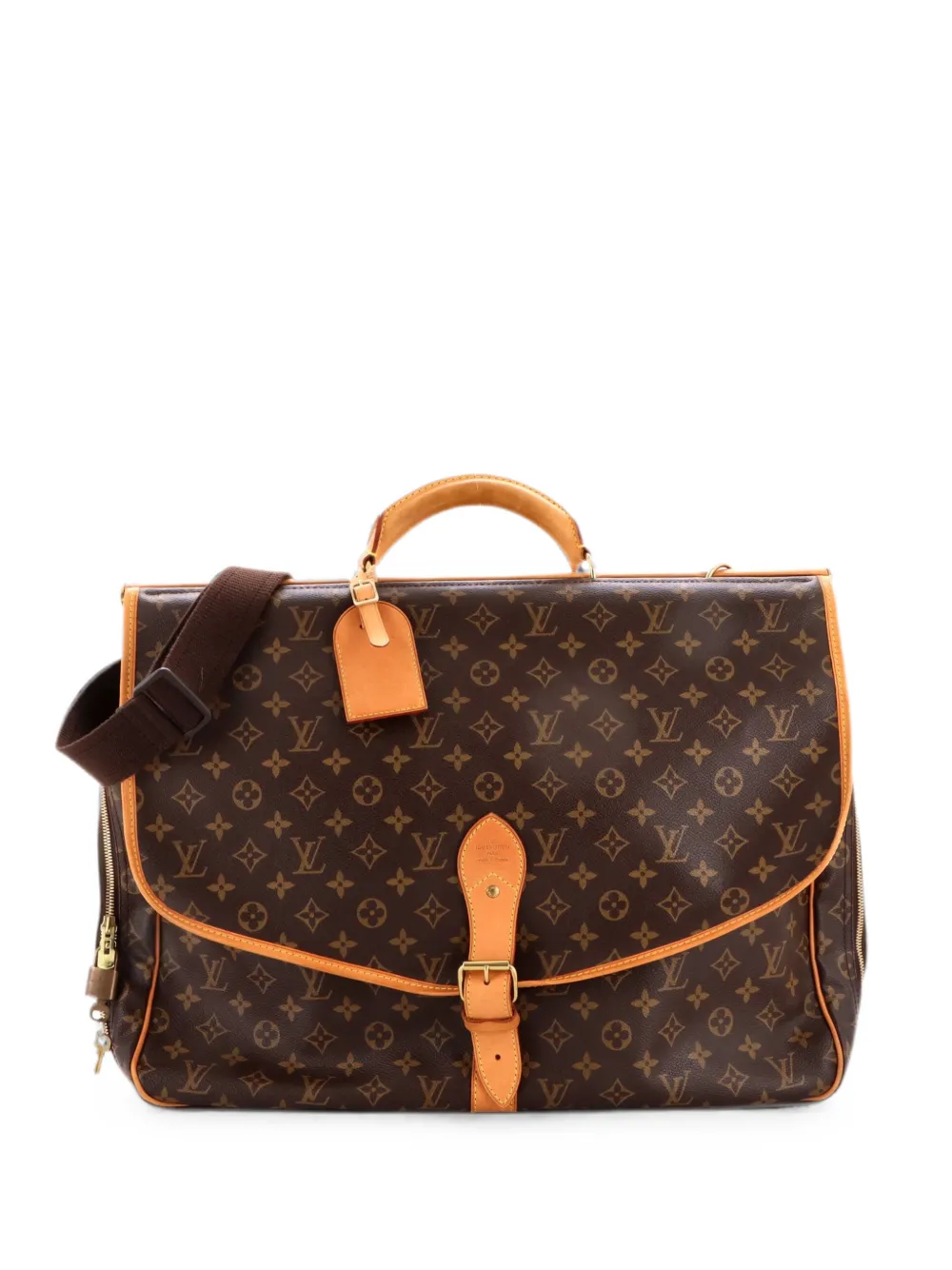 Louis Vuitton Pre-Owned Sac Chasse Hunting Bag Monogram Canvas travel bag - Marrone