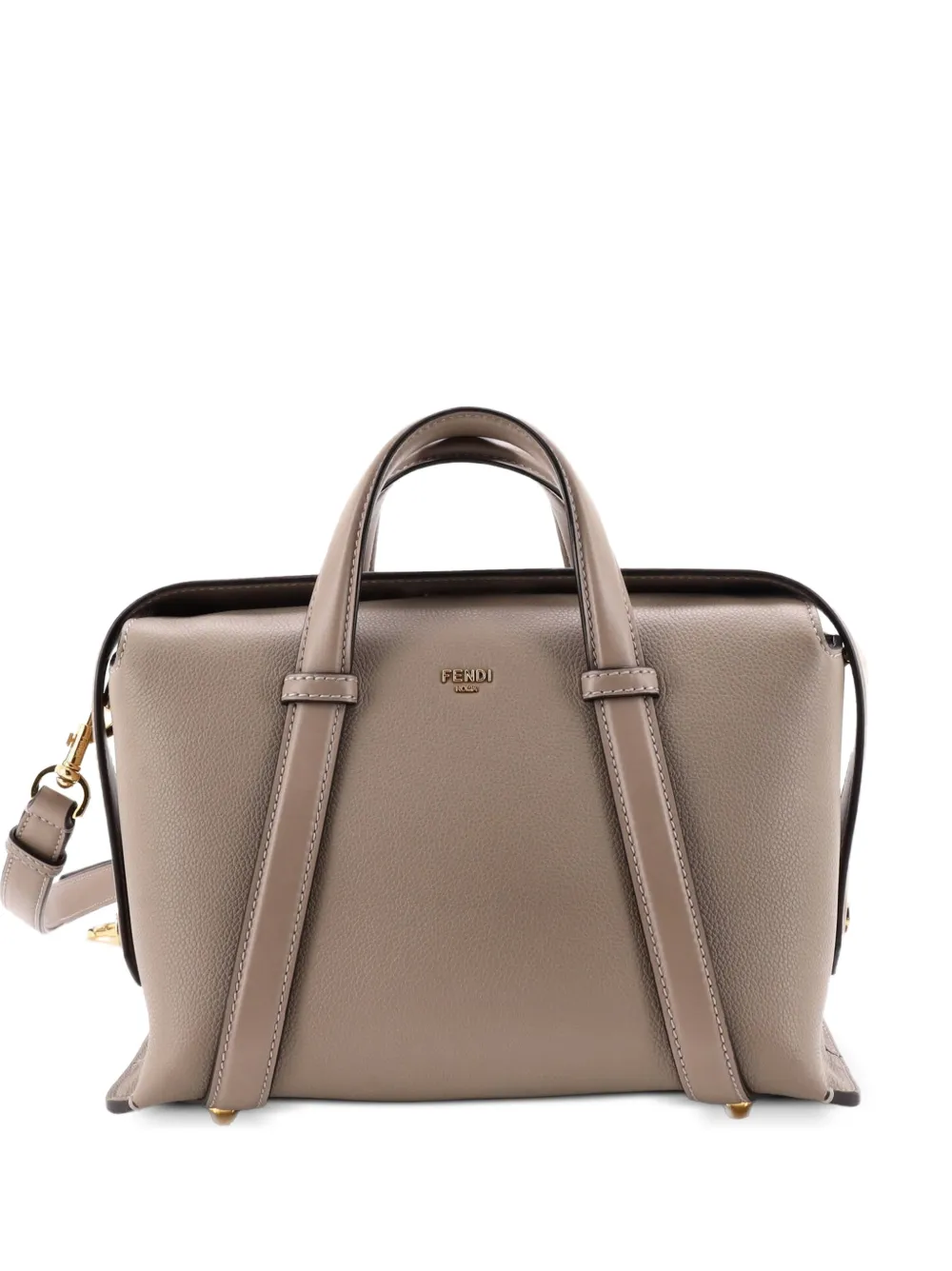 Fendi Pre-Owned 365 Boston Bag Leather Medium shoulder bag - Toni neutri