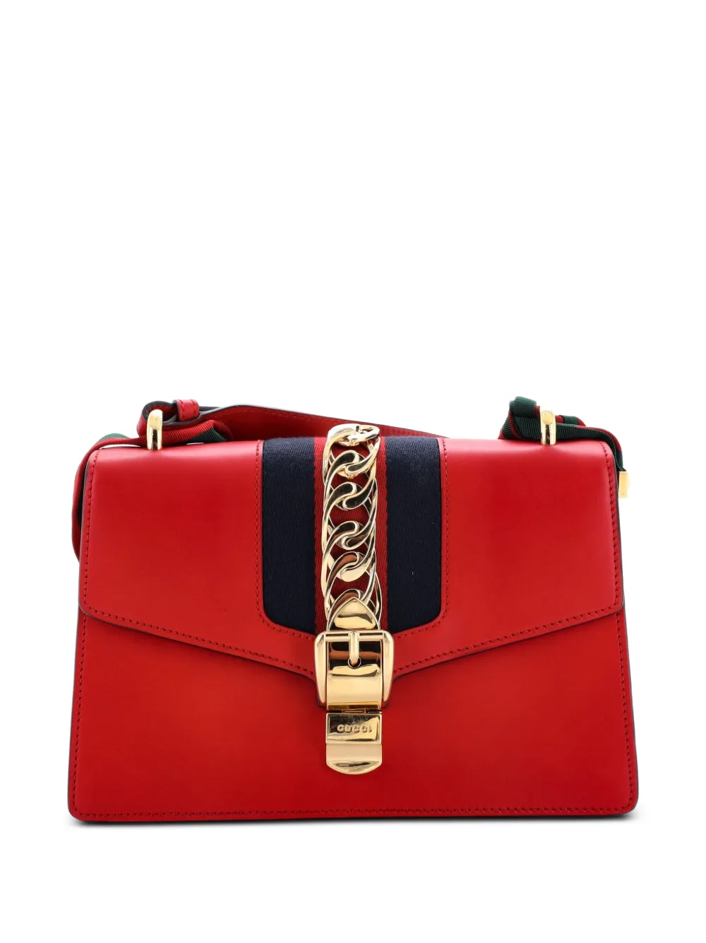 Gucci Pre-Owned Sylvie Leather Small shoulder bag - Rosso
