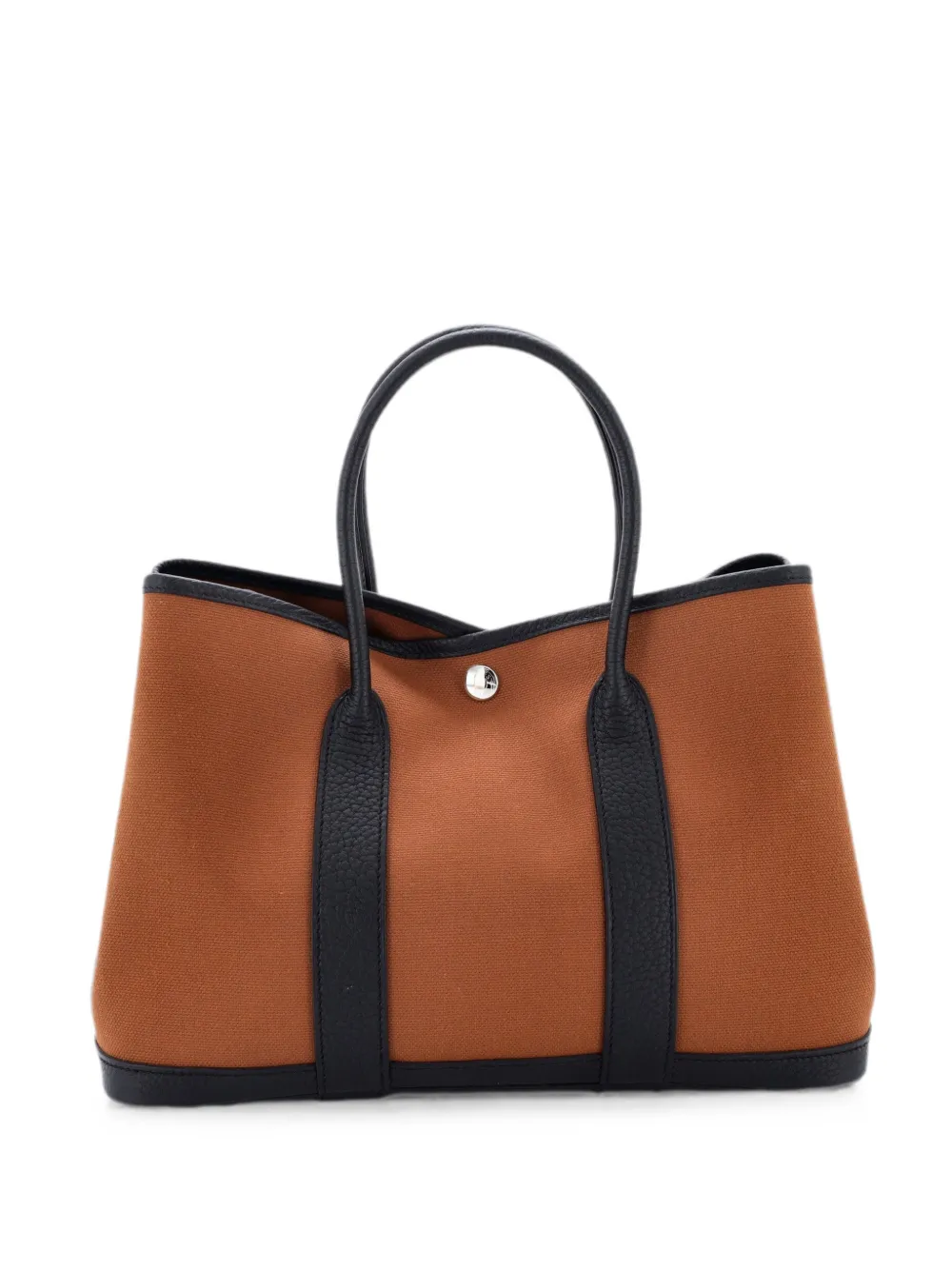 Hermès Pre-Owned Garden Party Toile and Leather 30 Tote Bag - Braun