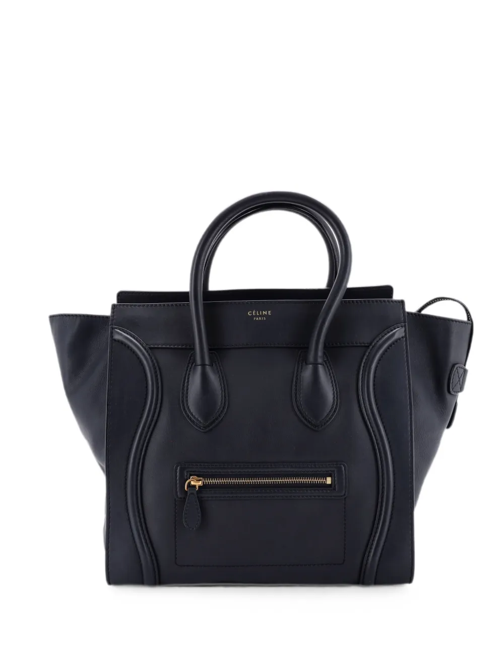 Celine Pre-Owned Luggage Bag Smooth Leather Mini tote bag - Blau