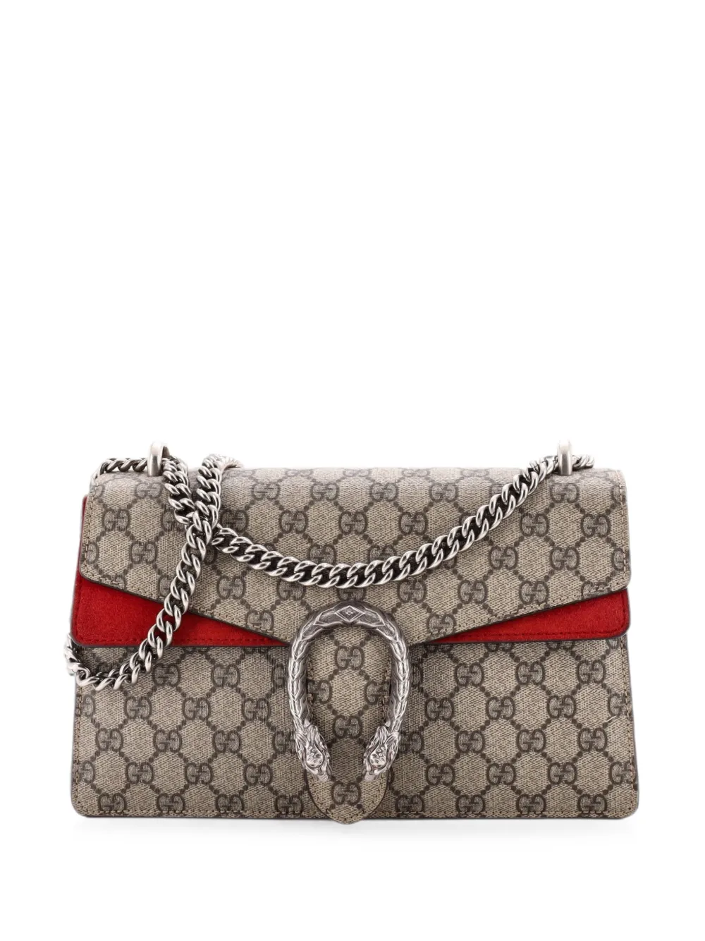 Gucci Pre-Owned Dionysus Bag GG Coated Canvas Small shoulder bag - Rosso
