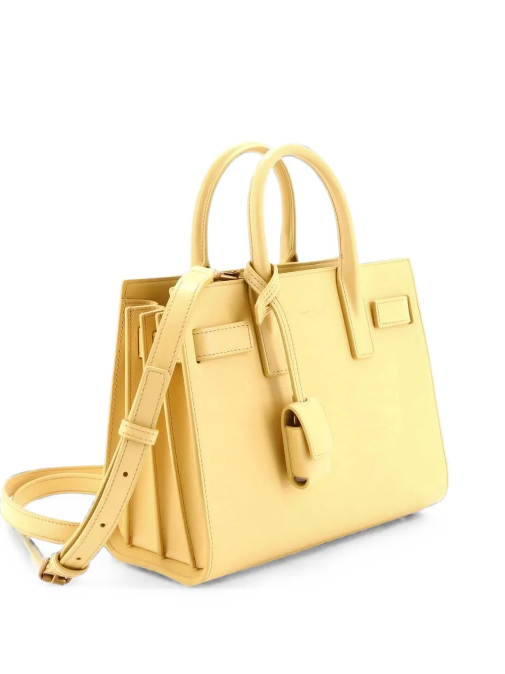 Saint Laurent Pre-Owned Sac de Jour Bag Leather Nano tote bag - Giallo