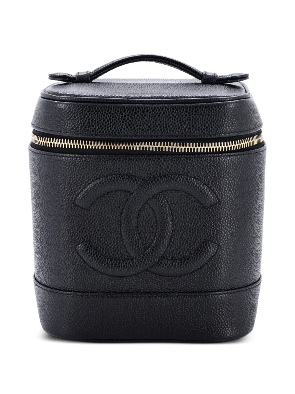 CHANEL Pre-Owned Timeless Cosmetic Case Caviar Tall pouch - Schwarz