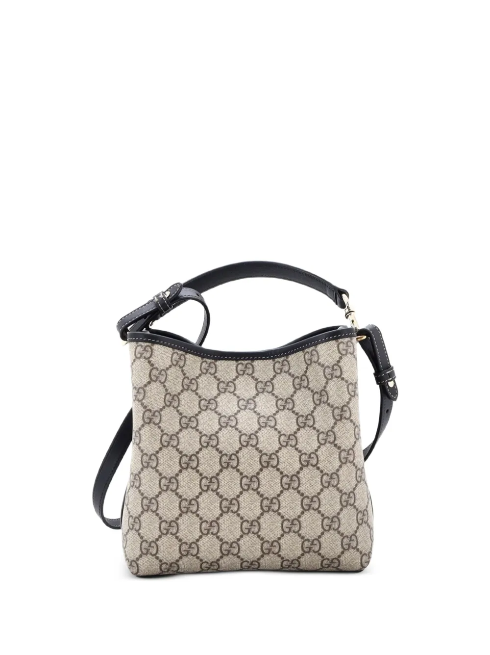 Gucci Pre-Owned GG Emblem GG Coated Canvas Small bucket bag - Schwarz