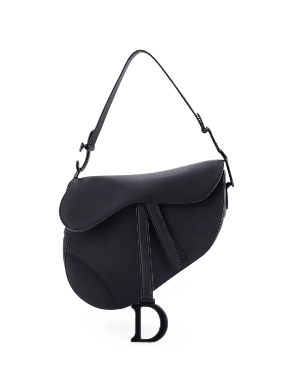Christian Dior Pre-Owned Ultra Matte Saddle Handbag Leather Medium shoulder bag - Schwarz