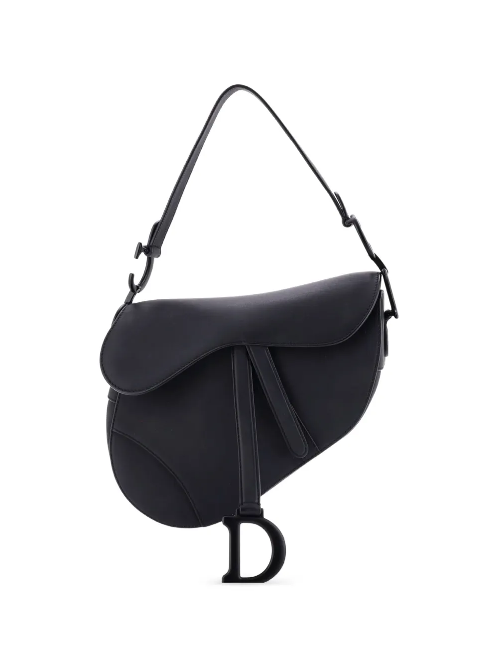 Christian Dior Pre-Owned Ultra Matte Saddle Handbag Leather Medium shoulder bag - Schwarz