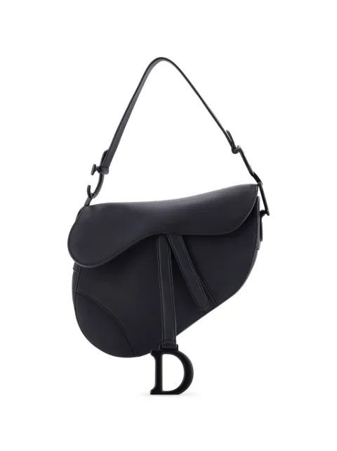 Christian Dior Pre-Owned Ultra Matte Saddle Handbag Leather Medium shoulder bag