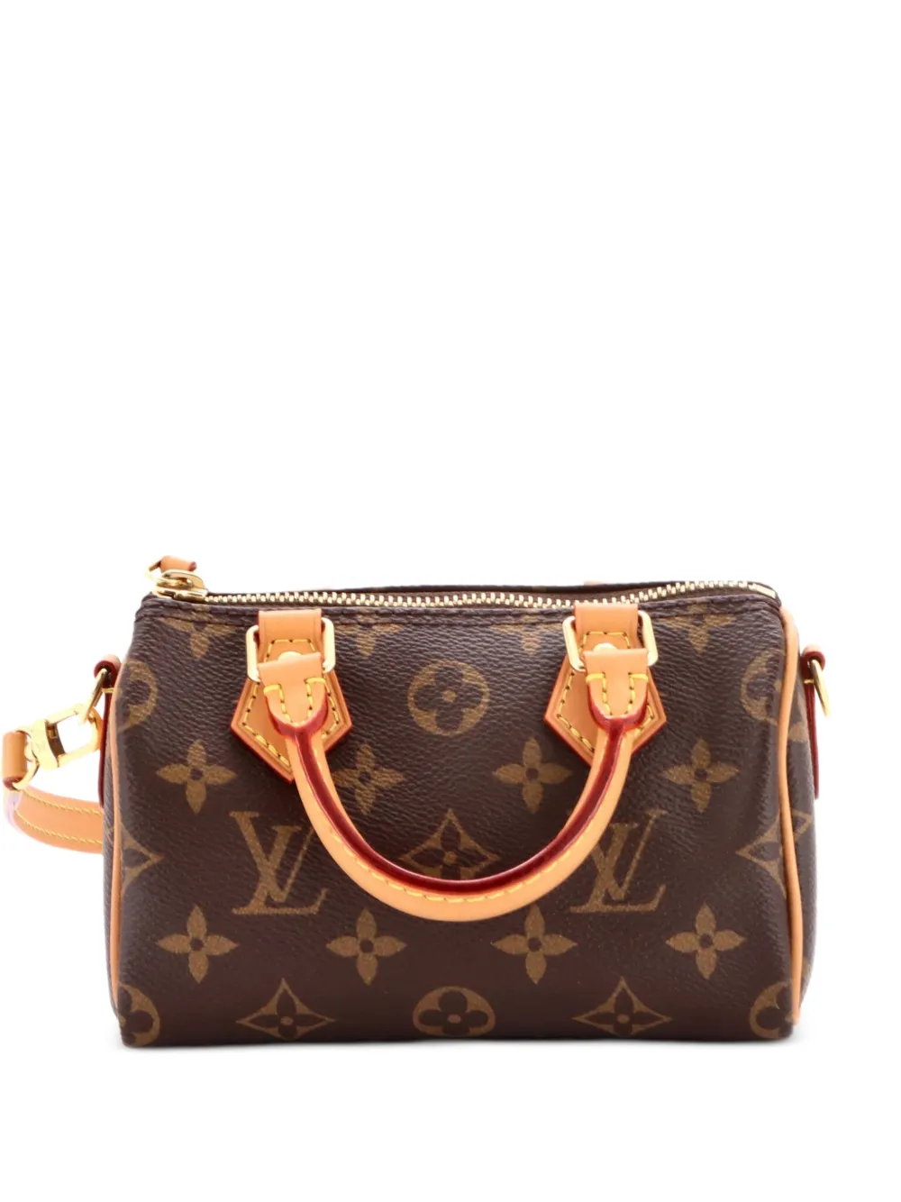 Louis Vuitton Pre-Owned Speedy Bandouliere NM Bag Monogram Canvas Nano crossbody bag - Marrone