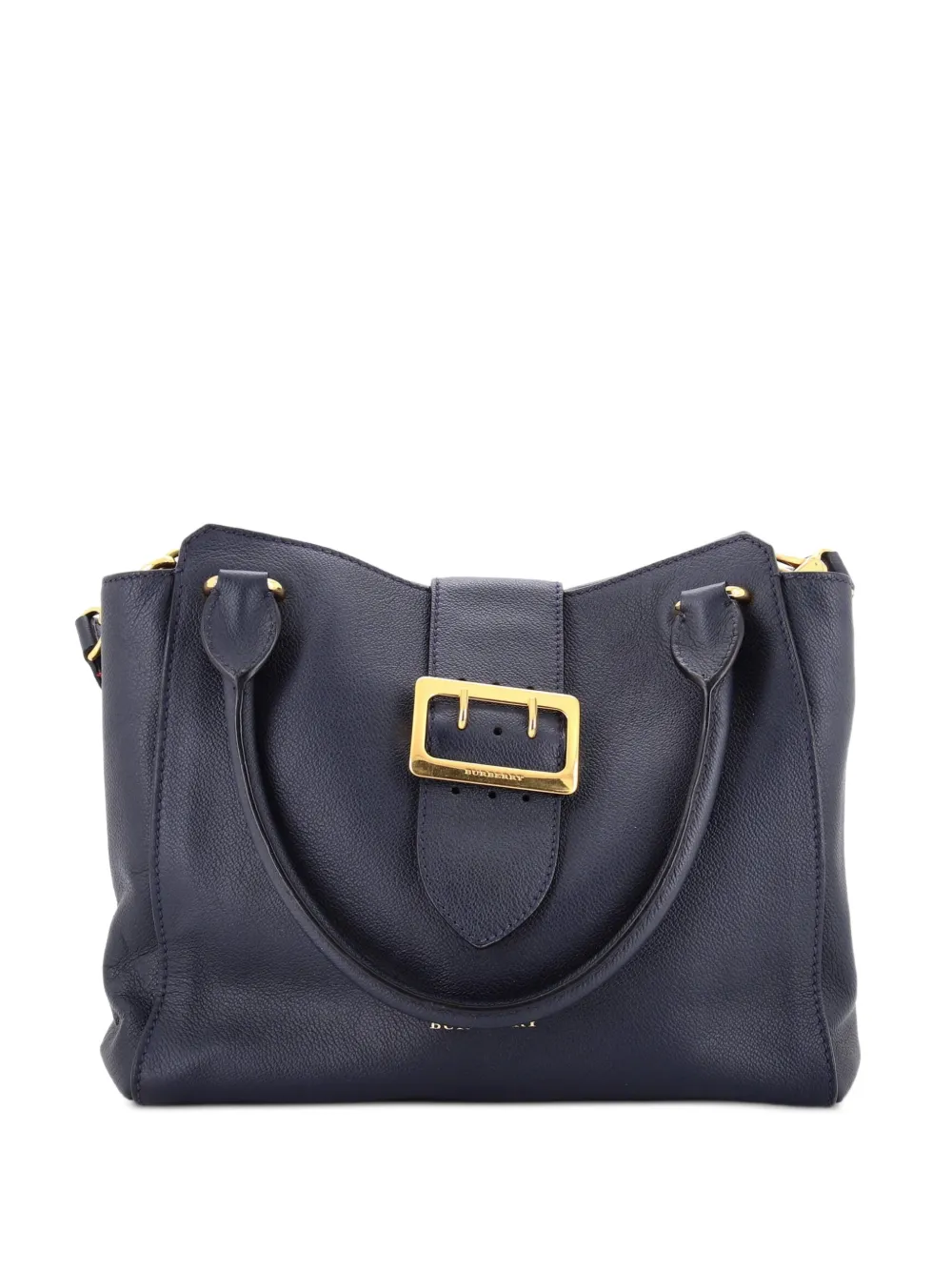 Burberry Pre-Owned Mittelgroßer Buckle Tote Bag - Blau