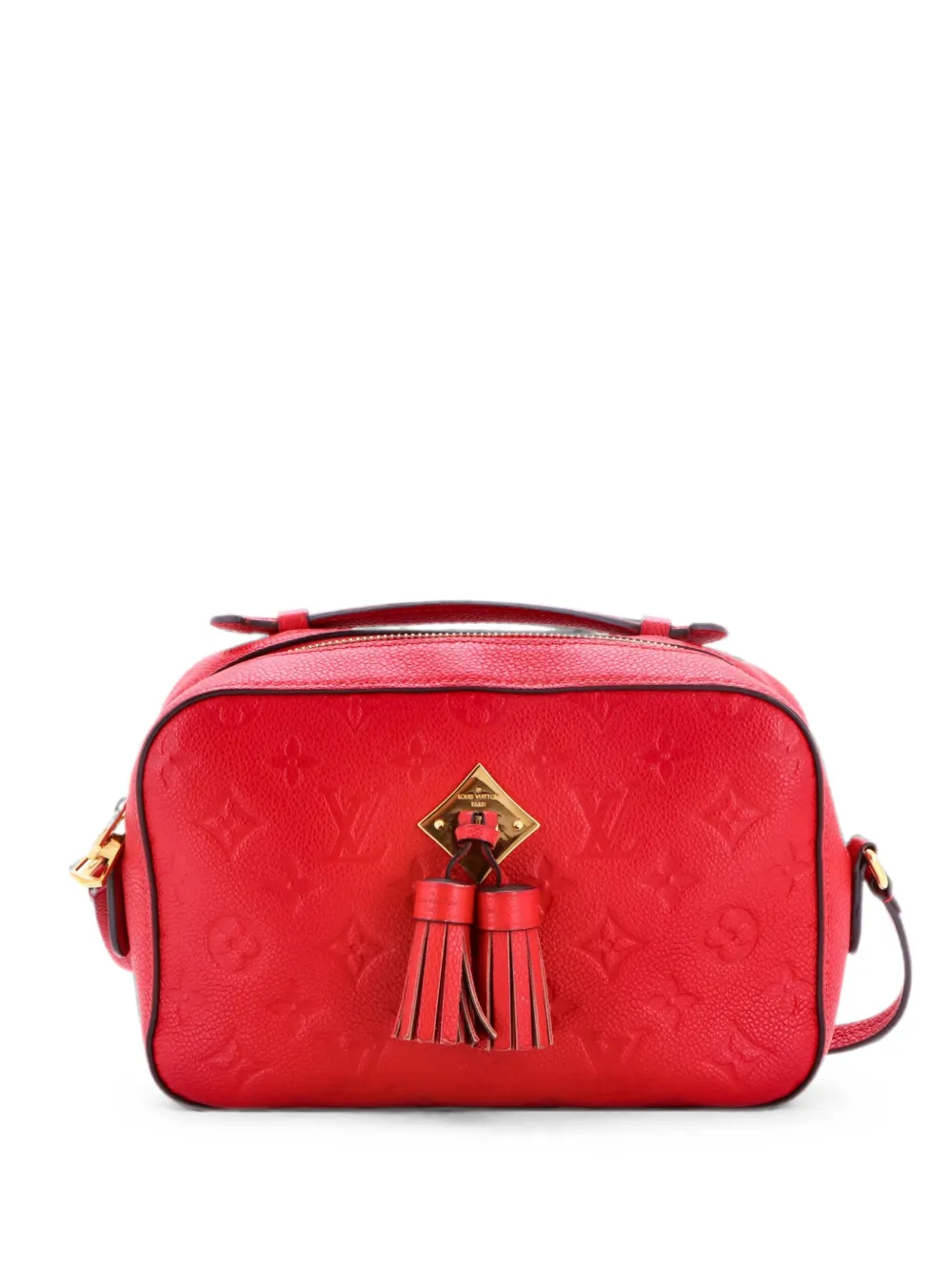 Louis Vuitton Pre-Owned Saintonge Handbag Monogram Empreinte Leather crossbody bag - Rot