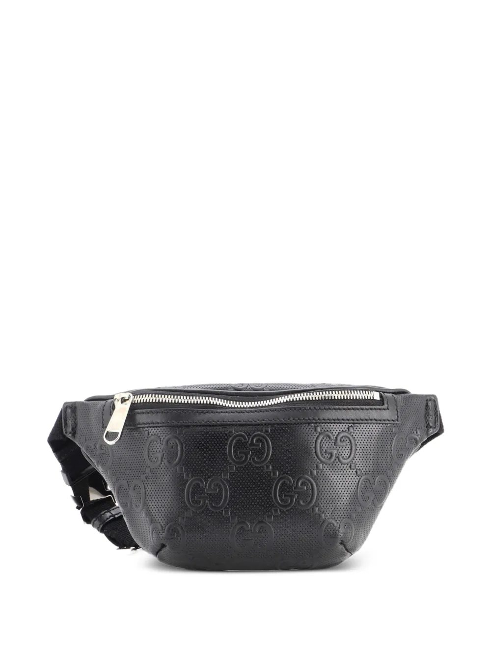 Gucci Pre-Owned GG Embossed Perforated Leather Small belt bag - Nero