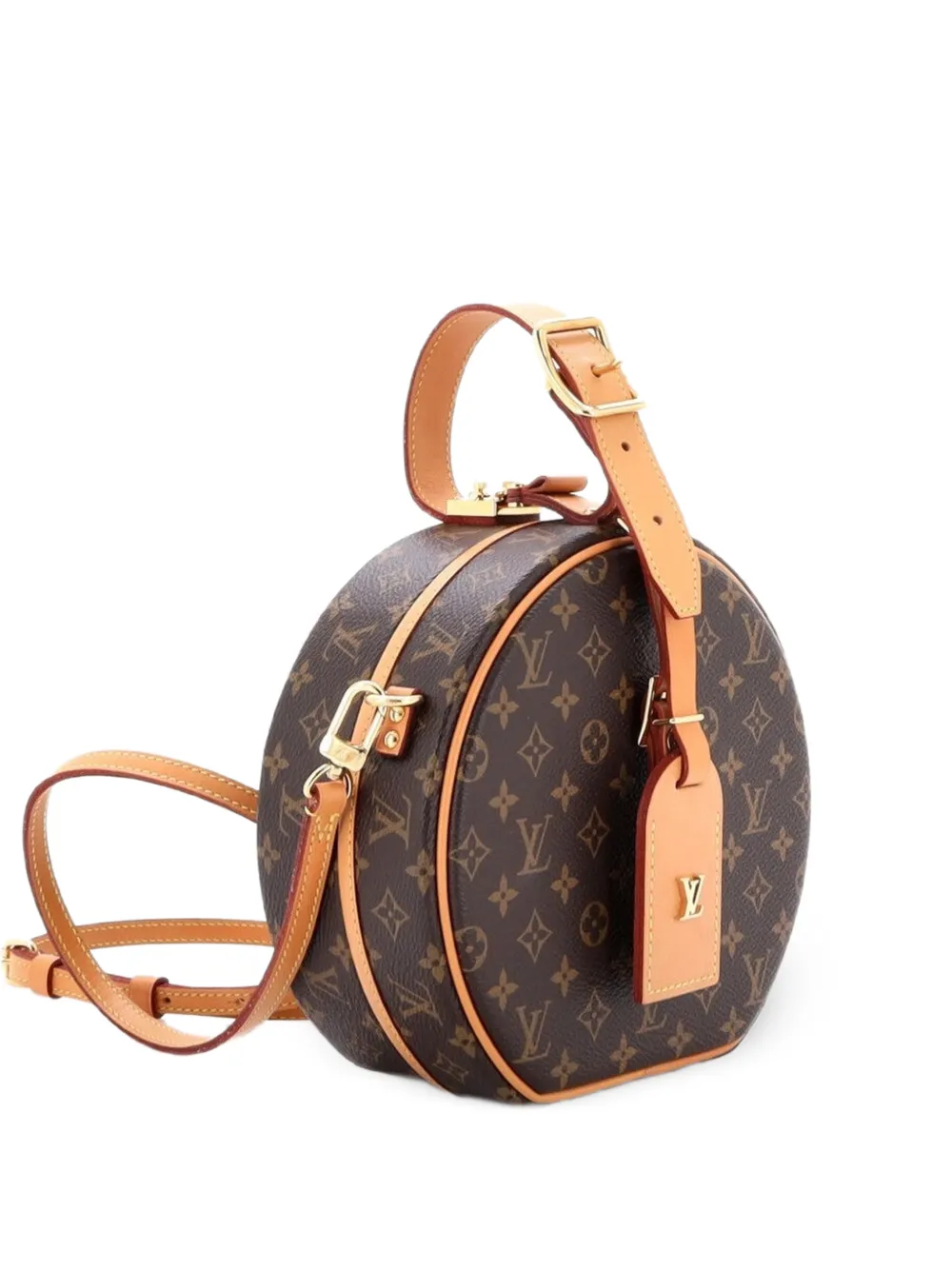 Louis Vuitton Pre-Owned Petite Boite Chapeau Bag Monogram Canvas crossbody bag - Marrone