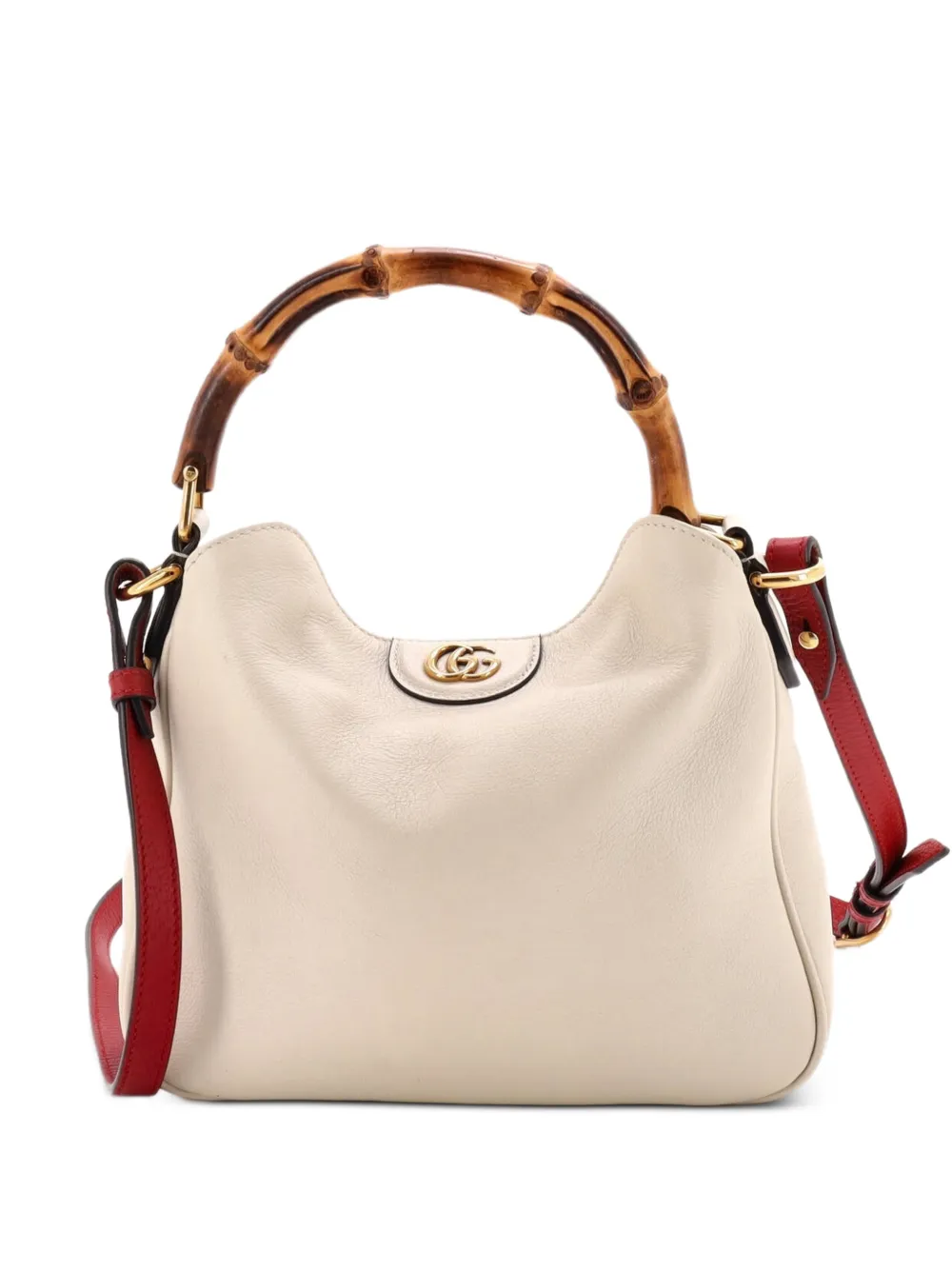 Gucci Pre-Owned Diana NM Bamboo Shoulder Bag Leather Small tote bag - Toni neutri