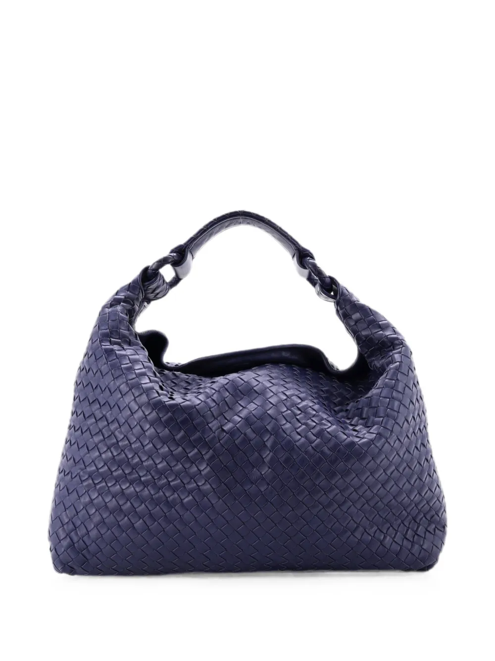 Bottega Veneta Pre-Owned Mittelgroße Sloane Intrecciato Nappa Tasche - Blau