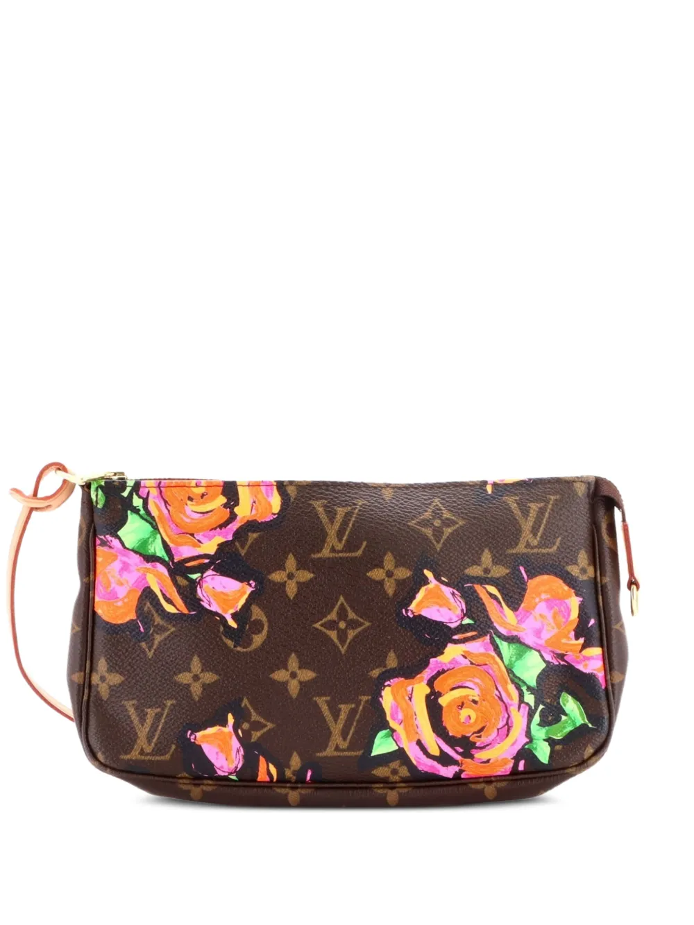 Louis Vuitton Pre-Owned Pochette Accessoires Limited Edition Monogram Roses shoulder bag - Brown