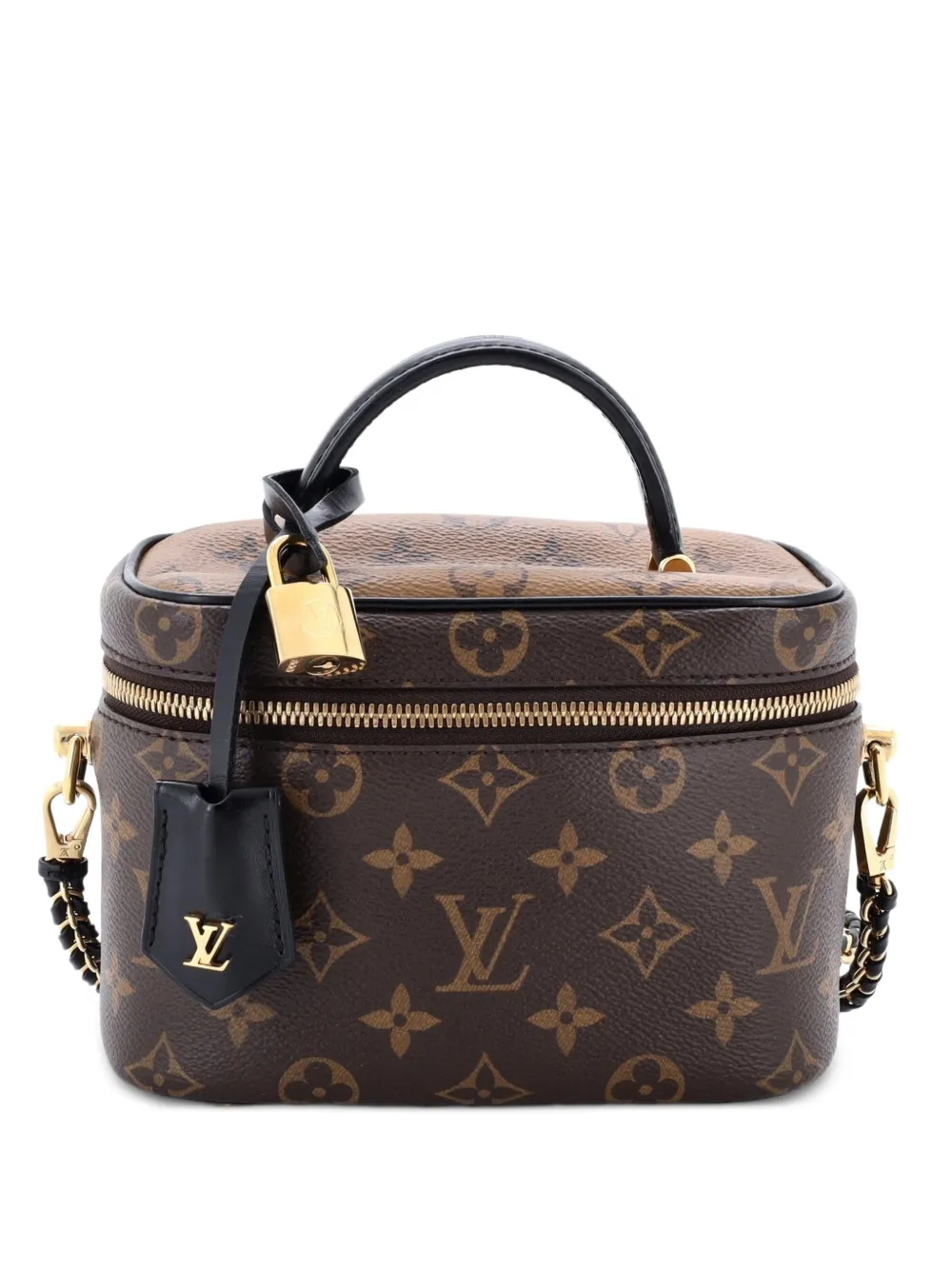 Louis Vuitton Pre-Owned Vanity Handbag Reverse Monogram Canvas PM satchel - Marrone