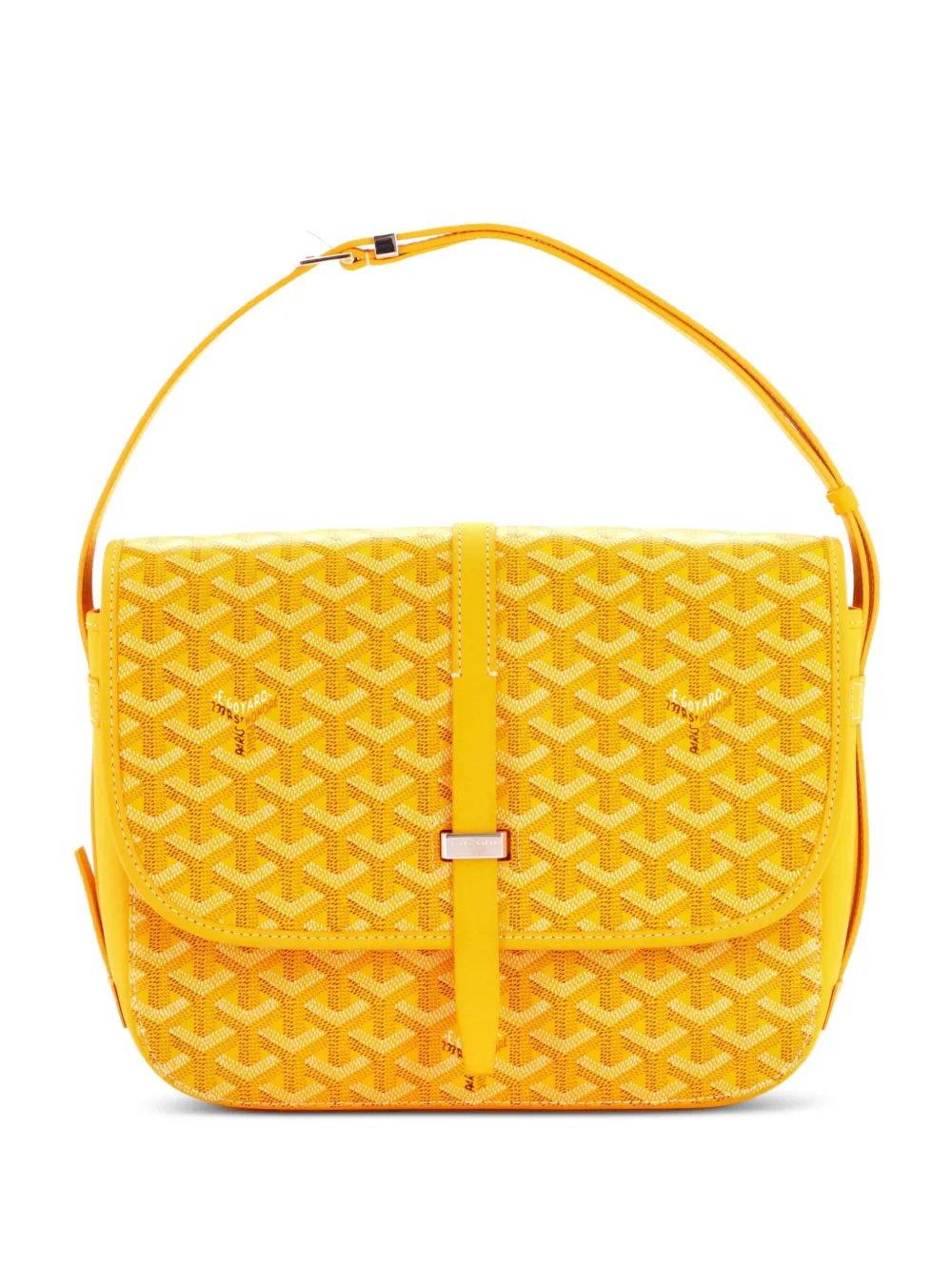 Goyard Pre-Owned Belvedere II Messenger Bag Coated Canvas MM crossbody bag - Giallo