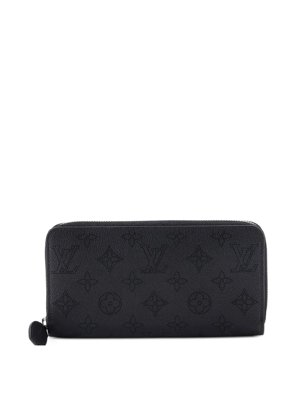 Louis Vuitton Pre-Owned Kleines Zippy Wallet Mahina Portemonnaie - Schwarz