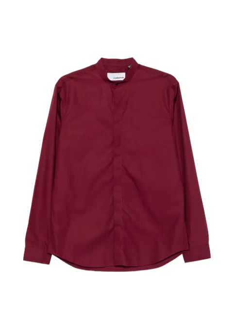 Costumein mandarin-collar concealed-fastening shirt