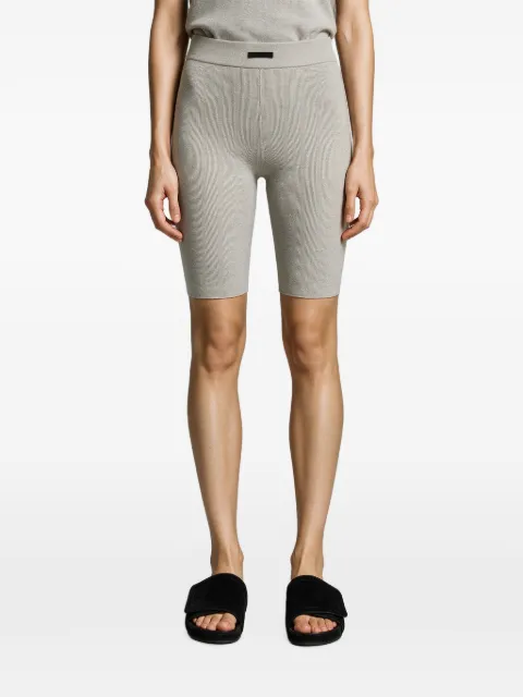 FEAR OF GOD ESSENTIALS Biker ribbed shorts