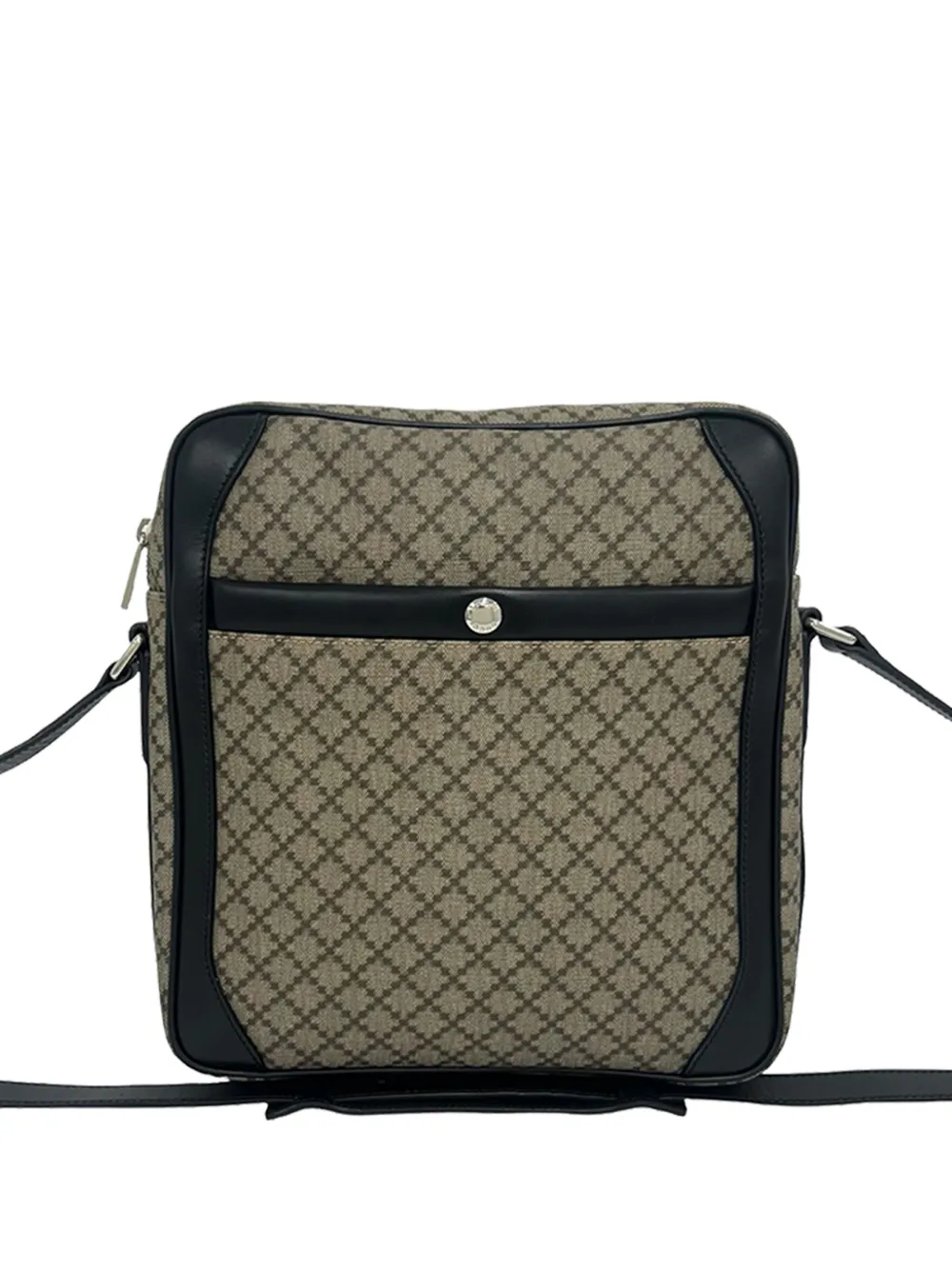 Gucci Pre-Owned 2000-2015 Diamante Coated Canvas Zip crossbody bag - Toni neutri