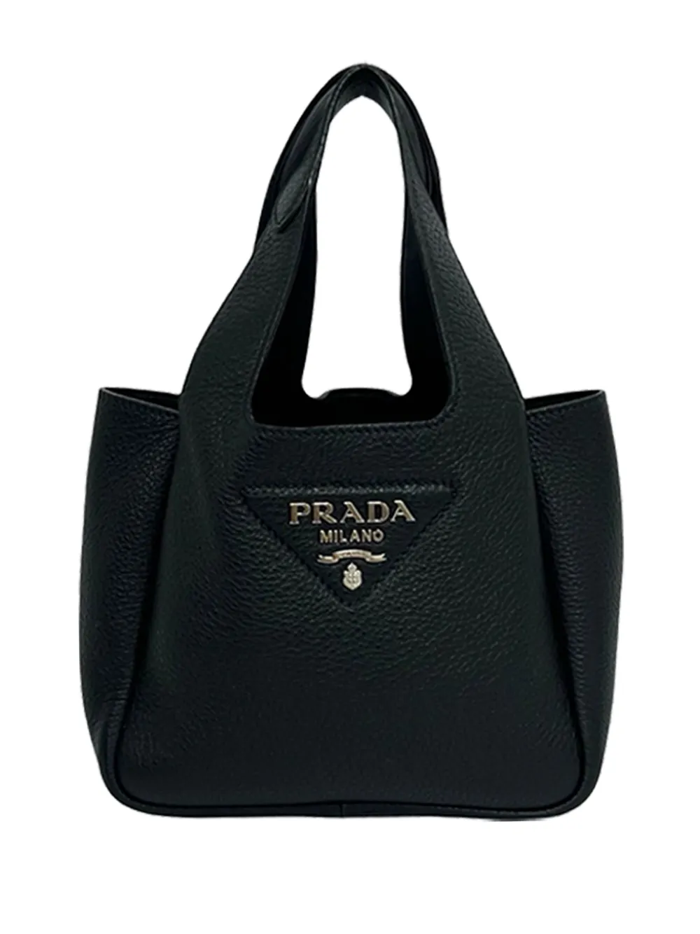 Prada Pre-Owned 2010-2026 Mini Vitello Daino Soft Dynamique handbag - Schwarz
