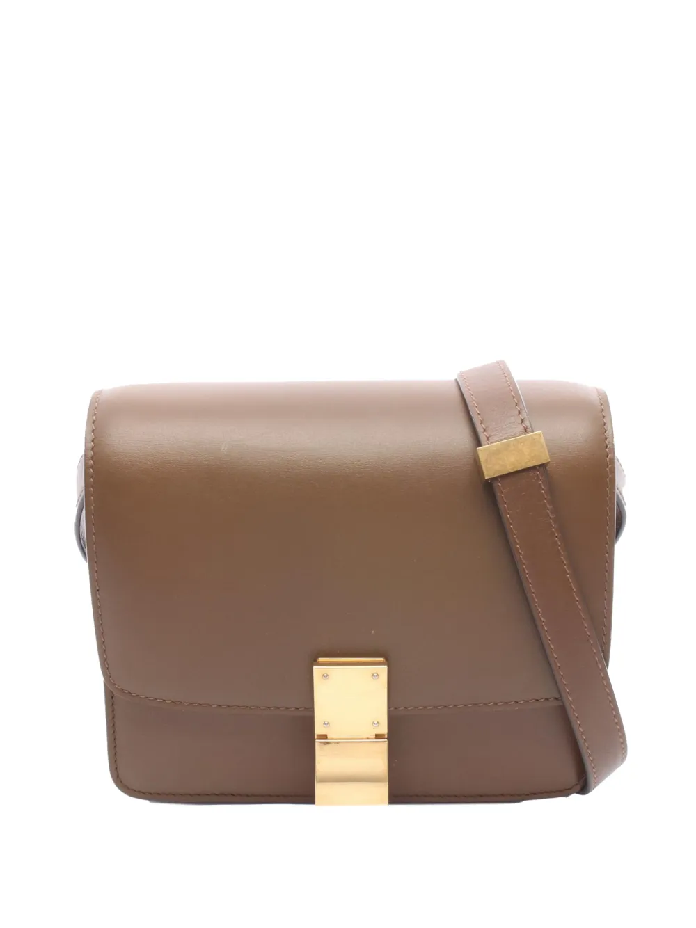 Celine Pre-Owned 2010-2026 Small Calfskin Classic Box crossbody bag - Braun