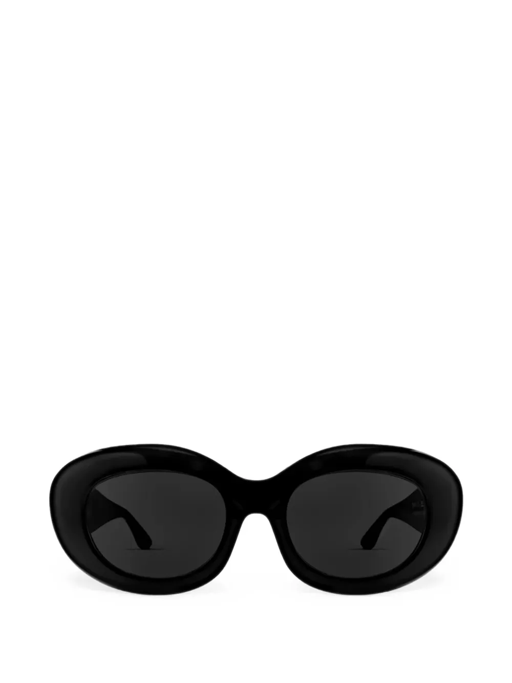 Thierry Lasry Envy Sonnenbrille mit ovalem Gestell - Schwarz